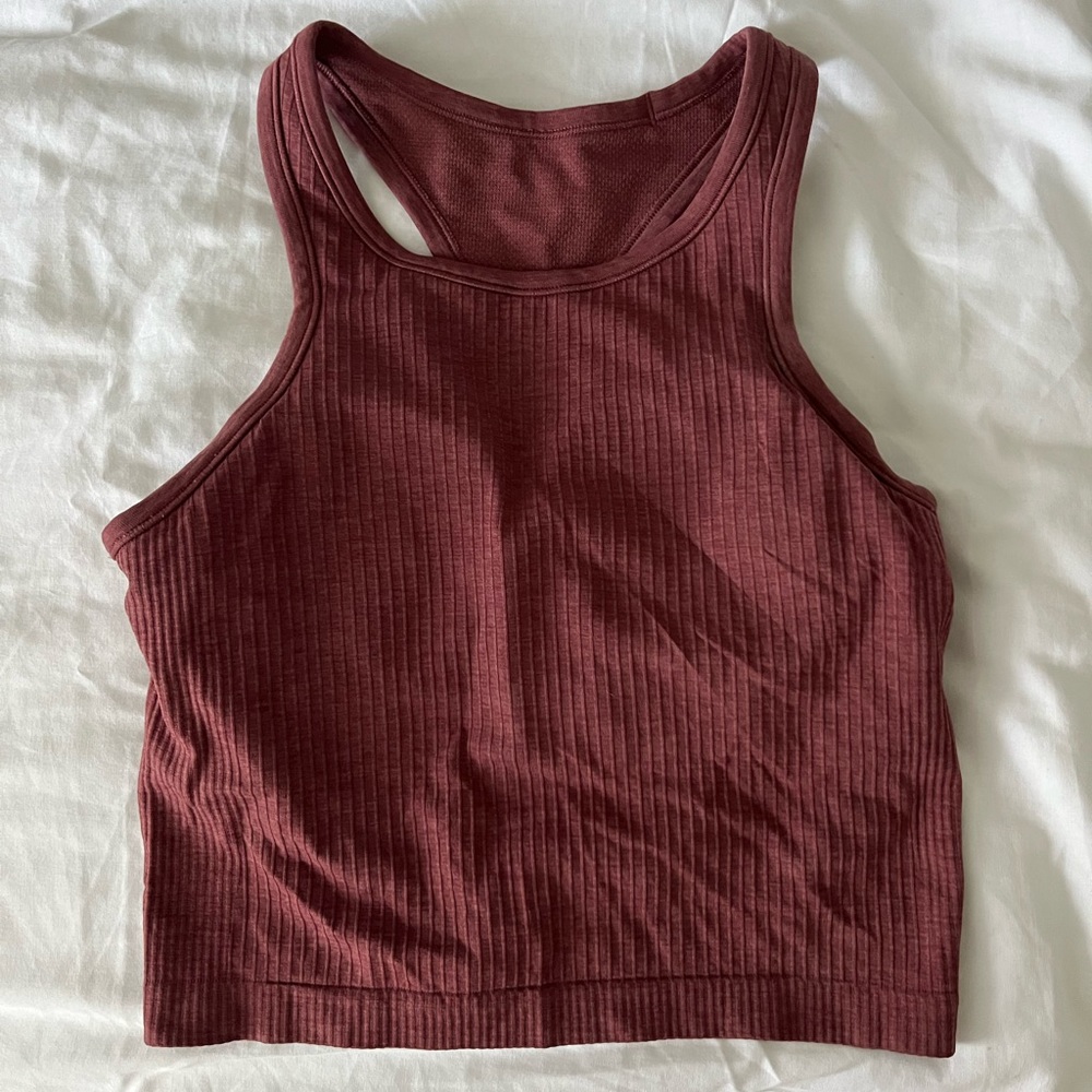 Ebb to Street Cropped Racerback Tank